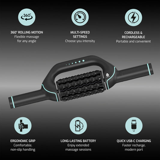 Rechargeable Rolling Massager – Relaxation Anytime, Anywhere