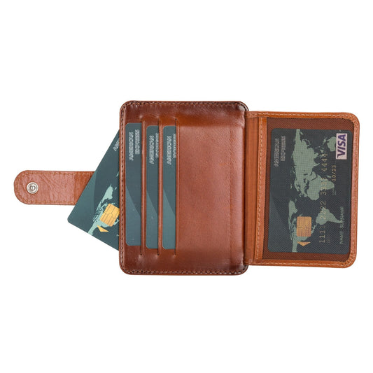 Cortez Handcrafted Leather Slim Wallet with Card Holder